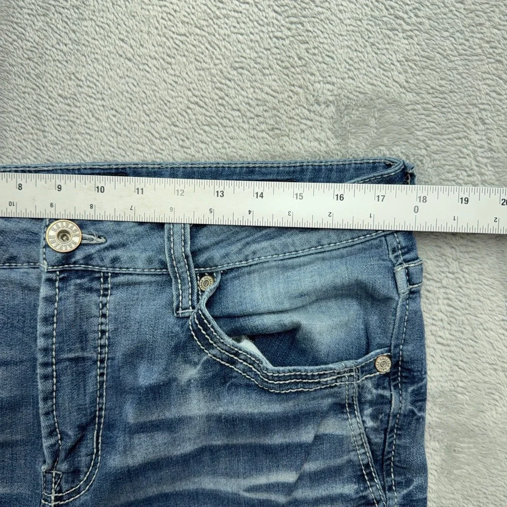Salvage Straight Leg Jeans Mens 36x34 Blue Mayhem Regular Fit Buckle Exclusive